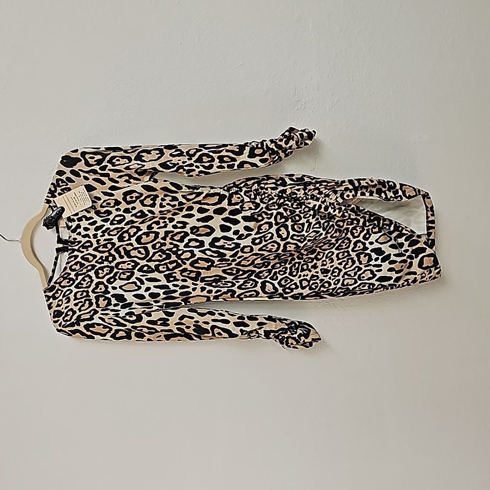 Serena Williams Dress Womens M Leopard Print Bodycon Sexy Glam Evening Wear NWT